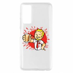 Чехол для Huawei P Smart 2021 Fallout  boy blood - PrintSalon