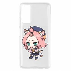 Чехол для Huawei P Smart 2021 Genshin Impact chibi Diona - PrintSalon