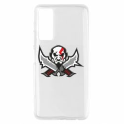 Чехол для Huawei P Smart 2021 God of war Kratos vector - PrintSalon