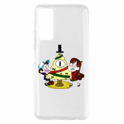 Чехол для Huawei P Smart 2021 Gravity falls: happy new year - PrintSalon