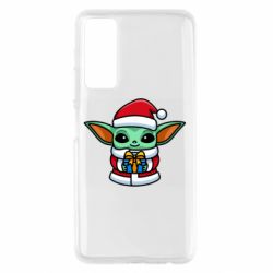 Чехол для Huawei P Smart 2021 Grogu Santa Claus - PrintSalon