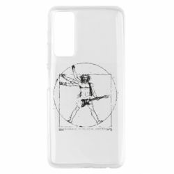 Чехол для Huawei P Smart 2021 Guitarist Da Vinci - PrintSalon