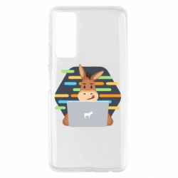 Чехол для Huawei P Smart 2021 Horse hacker - PrintSalon