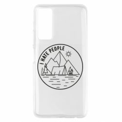 Чехол для Huawei P Smart 2021 I hate people - camper - PrintSalon