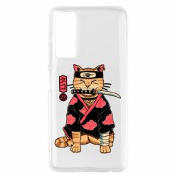 Чехол для Huawei P Smart 2021 Japanese Akatsuki cat - PrintSalon