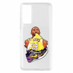 Чехол для Huawei P Smart 2021 Kobe Bryant and sneakers - PrintSalon