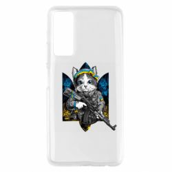 Чохол для Huawei P Smart 2021 Кіт військовий