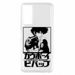 Чехол для Huawei P Smart 2021 Ковбой Бибоп с ружьем - PrintSalon