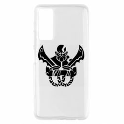 Чехол для Huawei P Smart 2021 Kratos silhouette - PrintSalon