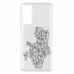 Чехол для Huawei P Smart 2021 Map Ukraine - PrintSalon