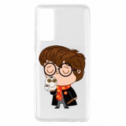 Чехол для Huawei P Smart 2021 Милый Гарри с совой - PrintSalon