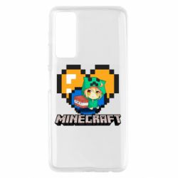 Чохол для Huawei P Smart 2021 Minecraft Girl - PrintSalon