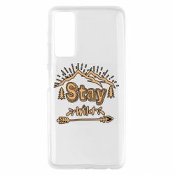 Чехол для Huawei P Smart 2021 Mountains - Stay Wild - PrintSalon