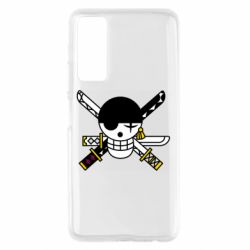 Чехол для Huawei P Smart 2021 One Piece Zoro logo - PrintSalon