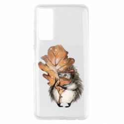 Чехол для Huawei P Smart 2021 Осенний ежик - PrintSalon