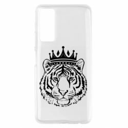 Чехол для Huawei P Smart 2021 Папа-Тигр - PrintSalon