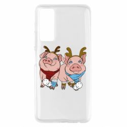 Чехол для Huawei P Smart 2021 Pigs - PrintSalon