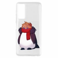 Чехол для Huawei P Smart 2021 Пингвин Чайльд - PrintSalon