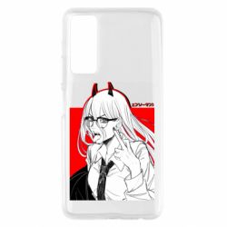 Чехол для Huawei P Smart 2021 Power red - PrintSalon