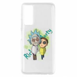 Чехол для Huawei P Smart 2021 Rick and Morty voodoo doll - PrintSalon