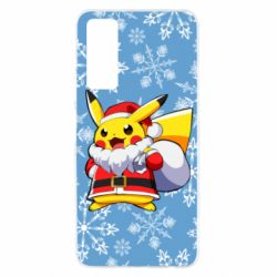 Чохол для Huawei P Smart 2021 Santa Claus Pikachu - PrintSalon