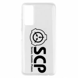 Чохол для Huawei P Smart 2021 SCP logo text - PrintSalon