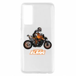Чехол для Huawei P Smart 2021 Sport Bike Art - PrintSalon