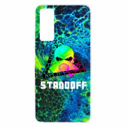Чехол для Huawei P Smart 2021 Standoff art skull - PrintSalon