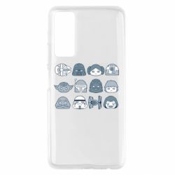 Чехол для Huawei P Smart 2021 Star wars icons - PrintSalon