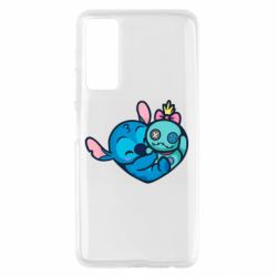 Чехол для Huawei P Smart 2021 Стич с куклой - PrintSalon