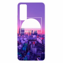 Чохол для Huawei P Smart 2021 Sunset city - PrintSalon