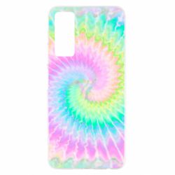Чохол для Huawei P Smart 2021 Tie dye spiral - PrintSalon