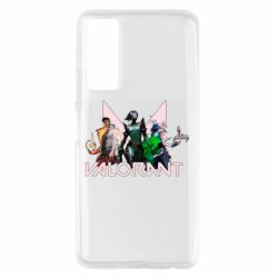 Чехол для Huawei P Smart 2021 Valorant characters - PrintSalon
