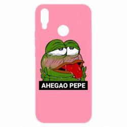 Чехол для Huawei P Smart Plus 2018 Аhegao PePe - PrintSalon