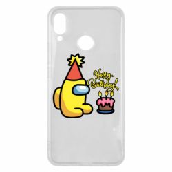 Чохол для Huawei P Smart Plus 2018 Among Us Happy Birthday - PrintSalon