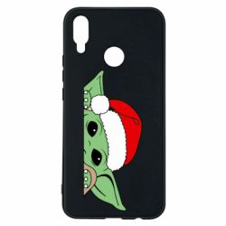 Чохол для Huawei P Smart Plus 2018 Baby Yoda Santa - PrintSalon