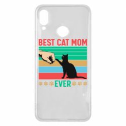 Чехол для Huawei P Smart Plus 2018 Best cat mom ever - PrintSalon
