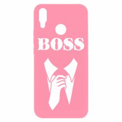 Чехол для Huawei P Smart Plus 2018 Boss Costume - PrintSalon