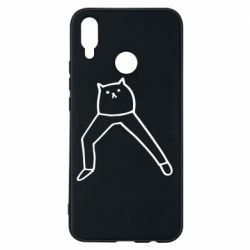 Чехол для Huawei P Smart Plus 2018 Cat in pants - PrintSalon