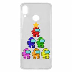 Чохол для Huawei P Smart Plus 2018 Christmas Tree Among Us - PrintSalon