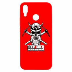 Чехол для Huawei P Smart Plus 2018 Deep Rock Galactic skull - PrintSalon