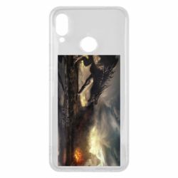 Чохол для Huawei P Smart Plus 2018 Дракон арт - PrintSalon