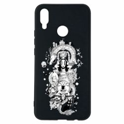 Чехол для Huawei P Smart Plus 2018 Герои Хаяо Миядзаки - PrintSalon