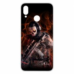 Чехол для Huawei P Smart Plus 2018 Ghost On Fire - PrintSalon