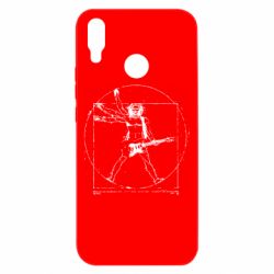 Чехол для Huawei P Smart Plus 2018 Guitarist Da Vinci - PrintSalon