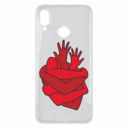 Чехол для Huawei P Smart Plus 2018 Heart out of hands - PrintSalon