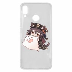Чехол для Huawei P Smart Plus 2018 Hu Tao cat - PrintSalon