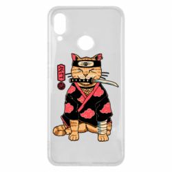 Чехол для Huawei P Smart Plus 2018 Japanese Akatsuki cat - PrintSalon