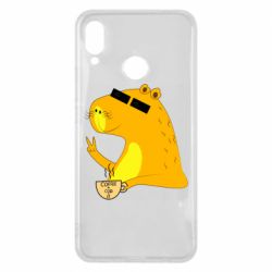 Чехол для Huawei P Smart Plus 2018 Капибара Программист - PrintSalon