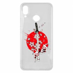 Чехол для Huawei P Smart Plus 2018 katana in sakura